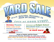 Yard Sale Flyer