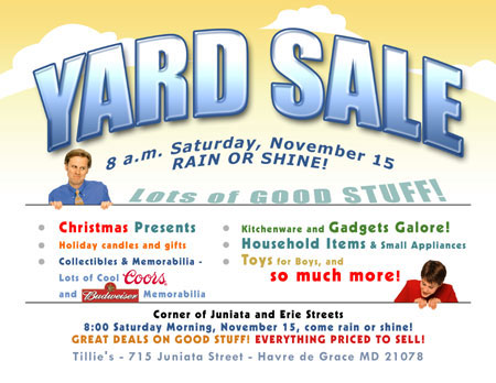 Yard Sale Flyer 
