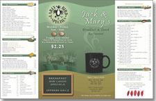 Jack & Mary's Menu - Outside