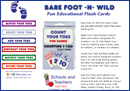 Barefoot- N-Wild! --  Educational Flash Cards
