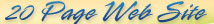 20 Page Web Site Special